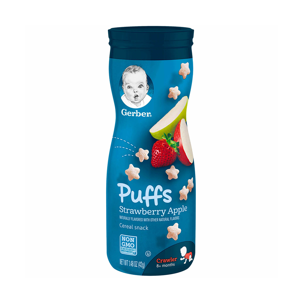 GERBER® Graduates Puffs Strawberry Apple