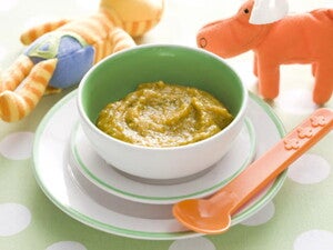 broccoli and pumpkin puree