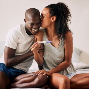 A couple considering artificial insemination.