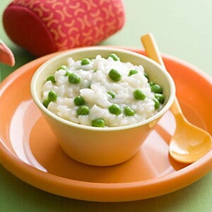 Cheesy Pea Risotto