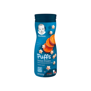 GERBER® Graduates Puffs Sweet Potato GERBER® Graduates Puffs Sweet Potato