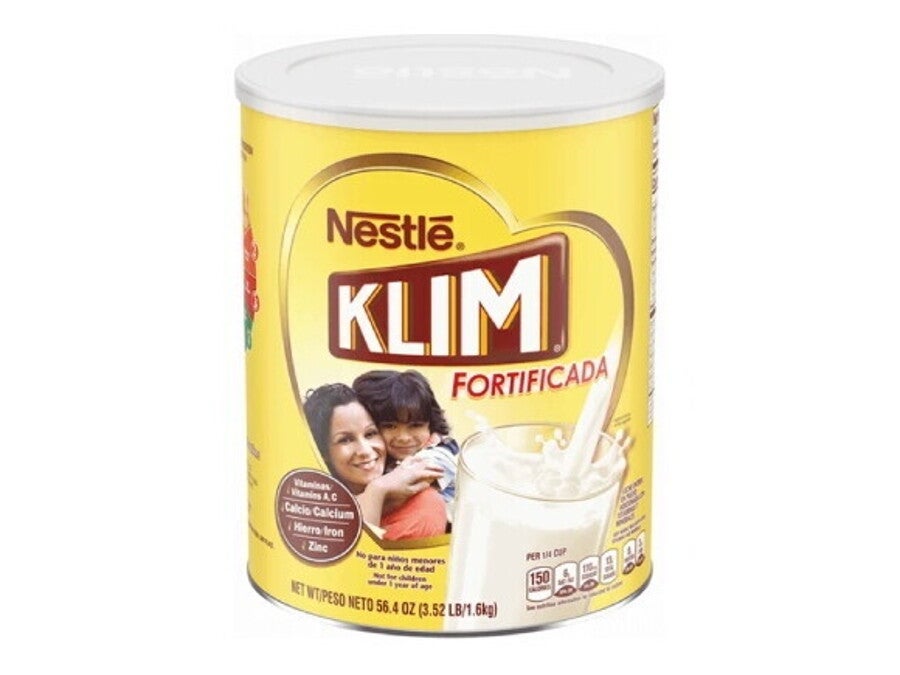 fortified whole milk powder