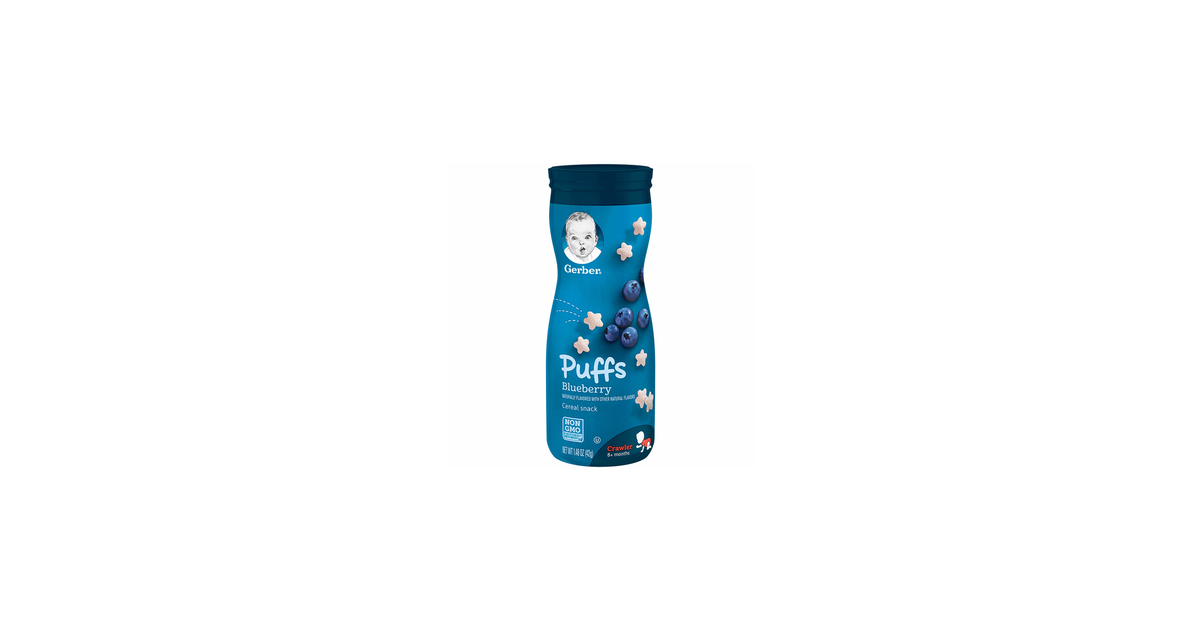 GERBER® Graduates Puffs Blueberry | Nestlé FamilyNes